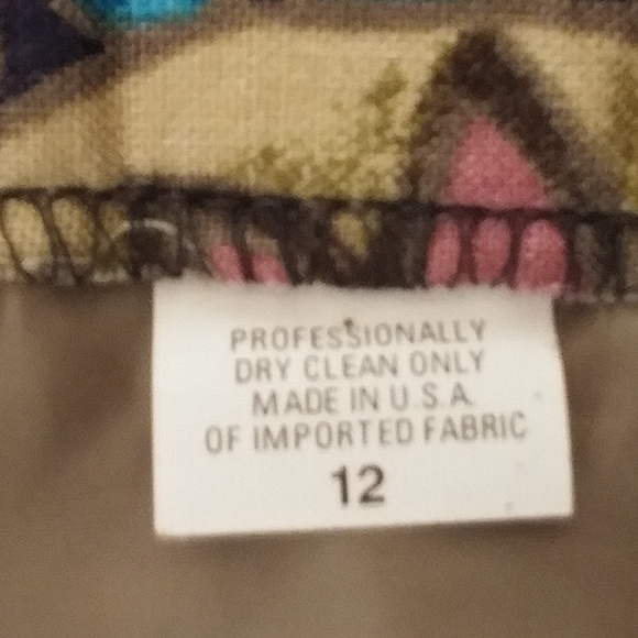 Colorful lined wrap skirt - Picture 5 of 6